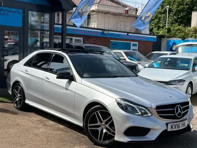 Used Mercedes E220 Premium 2016 Silver Sedan