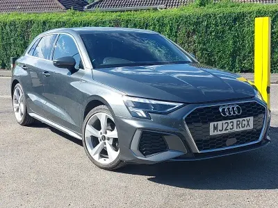 Used Audi A3 S-Line 110 HP (80 kW) 2023 Grey Sedan