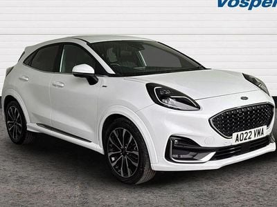 White Used 2022 Ford Puma ST-Line SUV | £15,500 (Fair price)