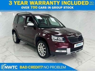 Used Skoda Yeti SE 110 HP (80 kW) 2015 Red SUV
