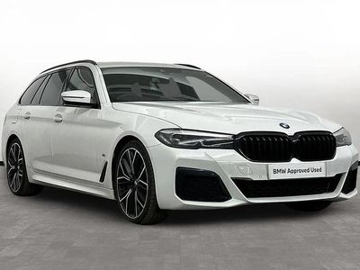 Used BMW 530 M Sport 282 HP (207 kW) 2021 White Estate