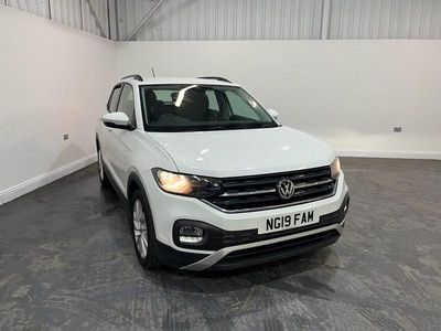 Used VW T-Cross SE 95 HP (69 kW) 2019 White SUV