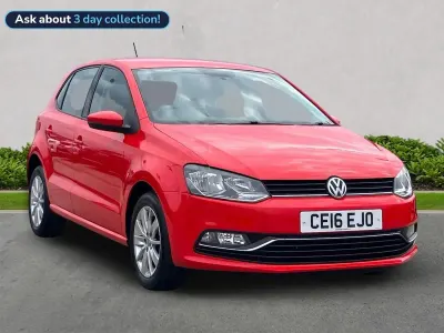 Usado VW Polo SE 60 CV (44 kW) 2016 Rojo Utilitario