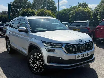 Used Skoda Kodiaq SE L Executive 110 HP (80 kW) 2023 Brilliant silver metallic SUV