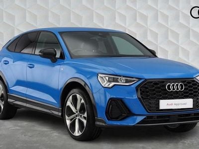 Used Audi Q3 Sportback Black Edition 150 HP (110 kW) 2023 Turbo blue SUV