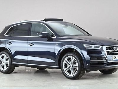 Used Audi Q5 S-Line 190 HP (139 kW) 2020 Blue SUV