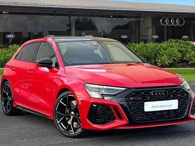 Red Used 2023 Audi RS3 Sportback Sport Hatchback | £51,995 (Expensive)