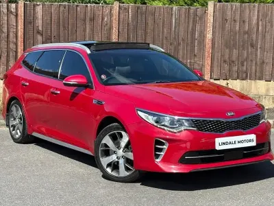 Used Kia Optima GT-Line S 141 HP (103 kW) 2016 Red Estate