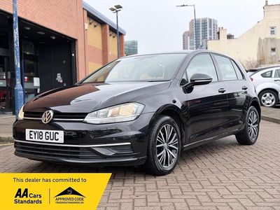 Used VW Golf VII SE 110 HP (80 kW) 2018 Black Hatchback