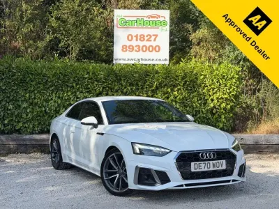 Used Audi A5 S-Line 163 HP (119 kW) 2020 White Coupe