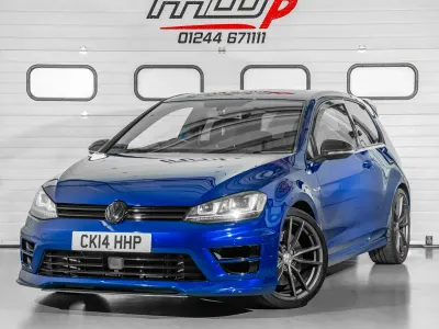 Used VW Golf VII R 450 HP (330 kW) 2014 Blue Hatchback