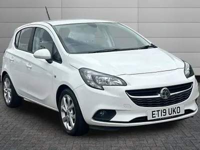 Used Vauxhall Corsa 90 HP (66 kW) 2019 White Hatchback