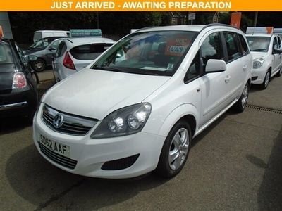 used Vauxhall Zafira 1.6 EXCLUSIV 5d 113 BHP MPV