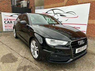 Used Audi A3 S-Line 2013 Black Hatchback