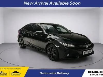 Used Honda Civic SR 126 HP (92 kW) 2019 Black Hatchback