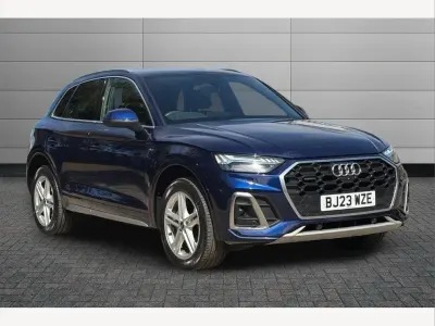 Used Audi Q5 S-Line 204 HP (150 kW) 2023 Blue SUV