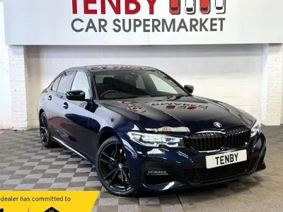 Used BMW 330e M Sport 292 HP (214 kW) 2020 Blue Sedan