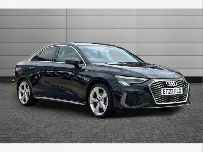 Used Audi A3 S-Line 150 HP (110 kW) 2023 Black Sedan