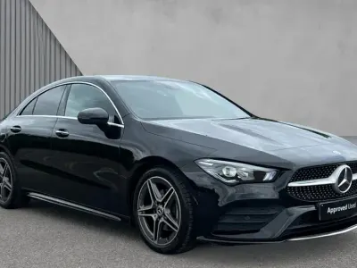 Used Mercedes CLA180 AMG Line Premium 136 HP (100 kW) 2022 Cosmos black metallic Coupe