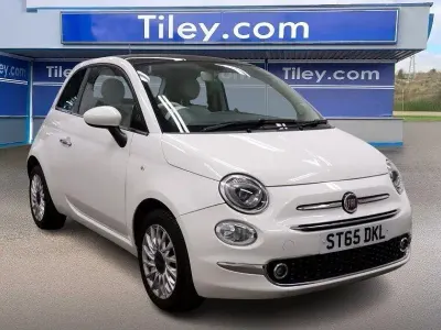 Used Fiat 500 Lounge 69 HP (50 kW) 2015 White Hatchback