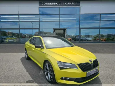 Used Skoda Superb SportLine 280 HP (205 kW) 2018 Green Hatchback