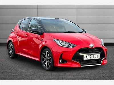 Used Toyota Yaris Hybrid Edition 116 HP (85 kW) 2021 Orange Hatchback