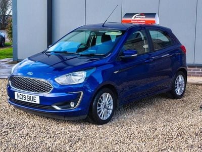 Used Ford Ka Plus Zetec 85 HP (62 kW) 2019 Blue Hatchback