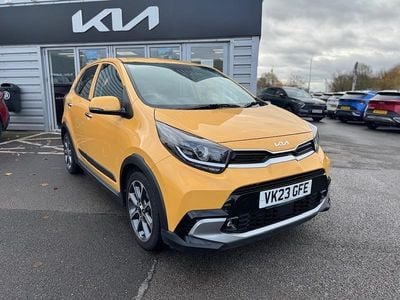 Used Kia Picanto X-Line 2023 Yellow Hatchback
