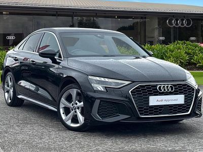 Used Audi A3 S-Line 150 HP (110 kW) 2020 Black Sedan