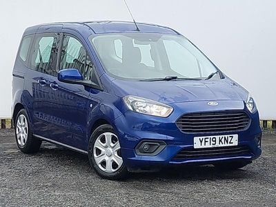 Used Ford Tourneo Zetec 100 HP (73 kW) 2019 Blue Estate