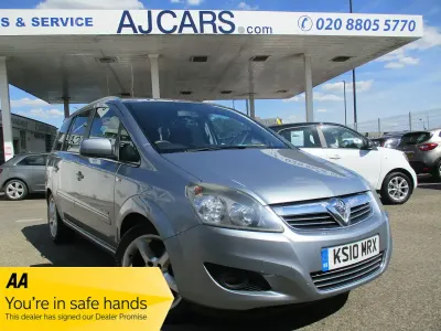 Used Vauxhall Zafira SRi 140 HP (102 kW) 2010 Silver MPV
