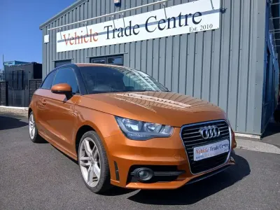 Used Audi A1 S-Line 122 HP (89 kW) 2014 Orange Hatchback