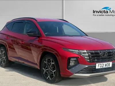 Used Hyundai Tucson N Line 150 HP (110 kW) 2021 Infra red premium metallic SUV