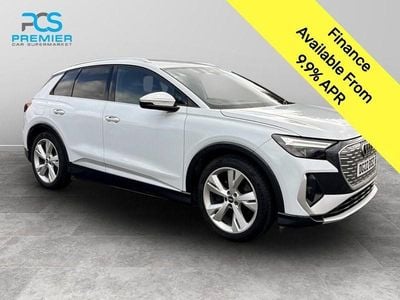 Used Audi Q4 e-tron S-Line 125 kW (170 HP) 2022 White SUV