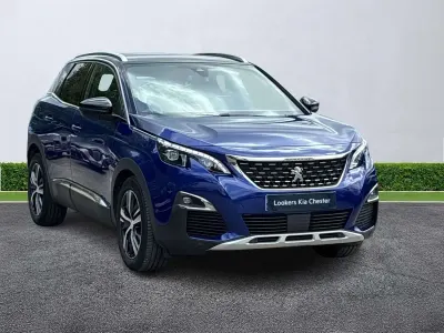 Used Peugeot 3008 GT-line 130 HP (95 kW) 2019 Blue SUV
