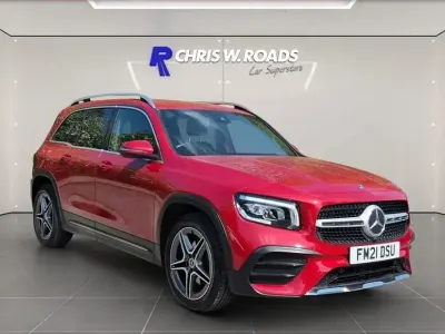 Used Mercedes GLB200 AMG line 163 HP (119 kW) 2021 Red SUV