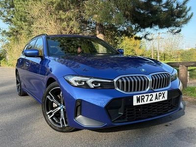 Used BMW 330e M Sport 2022 Blue Estate