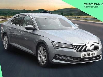 Business grey metallic Used 2021 Skoda Superb SE L Hatchback | £17,208 (Good price)
