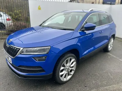 Używany Skoda Karoq SE L 116 KM (85 kW) 2020 Niebieski SUV