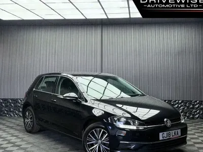 Used VW Golf VII SE 110 HP (80 kW) 2018 Black Hatchback