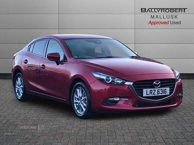 Red Used 2017 Mazda 3 Sedan | £9,450 (Fair price)
