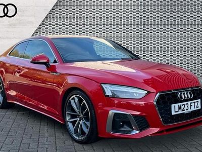 Used Audi A5 S-Line 150 HP (110 kW) 2023 Red Coupe