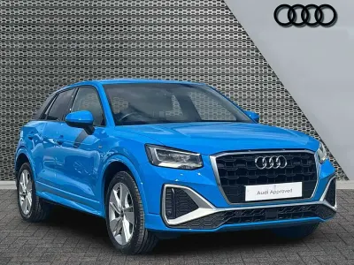 Used Audi Q2 S-Line 150 HP (110 kW) 2021 Blue SUV