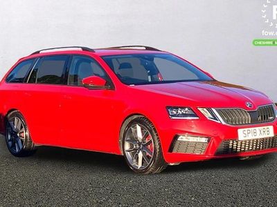 Red Used 2018 Skoda Octavia vRS Estate | £21,899 (Expensive)