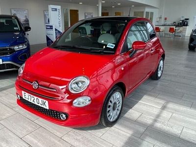 used Fiat 500 1.0 Mild Hybrid Dolcevita [Part Leather] 3dr with Glass Roof and Apple CarPlay