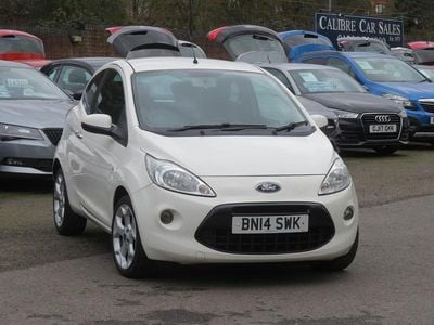 Used Ford Ka Metall 69 HP (50 kW) 2014 White Hatchback
