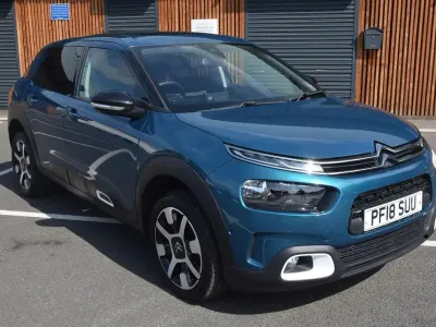 Used Citroën C4 Cactus Flair 129 HP (94 kW) 2018 Blue Hatchback