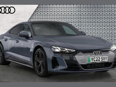 Grey Used 2022 Audi e-tron GT quattro Comfort Sedan | £36,490 (Fair price)