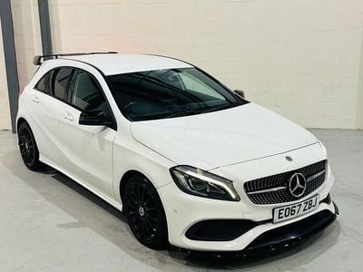 Used Mercedes A200 AMG line 136 HP (100 kW) 2017 White Hatchback