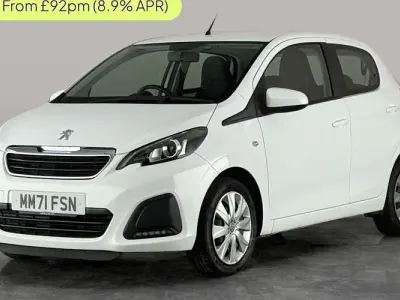 Begagnad Peugeot 108 Active 72 HK (52 kW) 2022 Vit Halvkombi